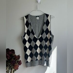 Y2K Vintage j.crew cashmere wool sweater vest